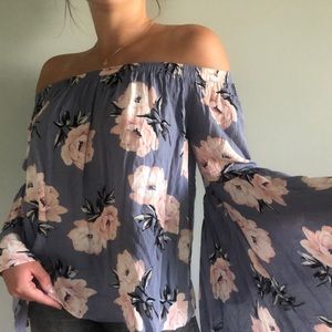 Off the Shoulder Floral Top